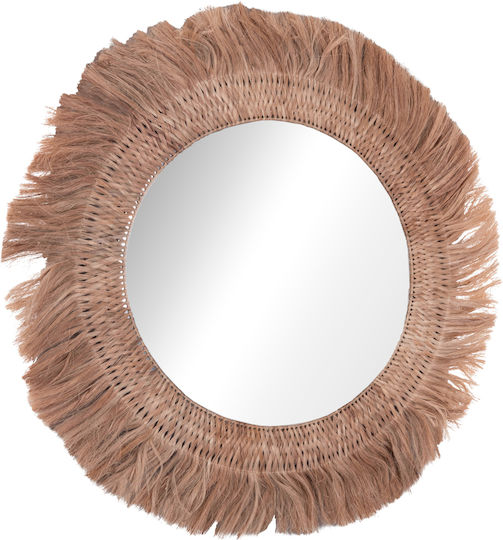 HomeMarkt HM7747 Καθρέπτης Ολόσωμος Μπεζ Διαμέτρου 120cm HomeMarkt HM7747 Καθρέπτης Ολόσωμος Μπεζ Διαμέτρου 120cm