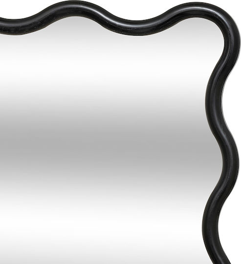 Atmosphera Wavy Като Огледало за Стена с Черен Пластмаса Рамка 59x89см 1бр