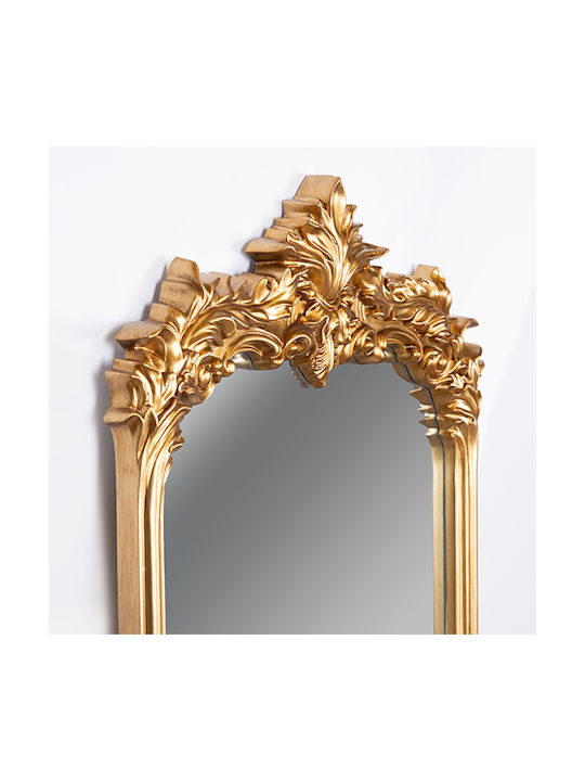 Wall Mirror with Gold Plastic Frame 110x70cm 1pcs