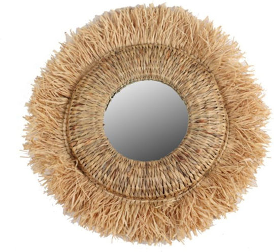 Fylliana Wandspiegel Beige Durchmesser 75cm