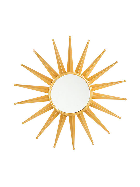 60 cm Gold Wandspiegel Perelli