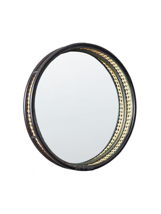 60 Cm Black Wall Mirror Daksa