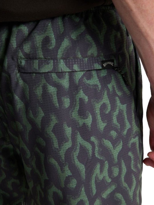Surftrek Elastic Ανδρικό Μαγιό Σορτς Γκρι-πράσινο