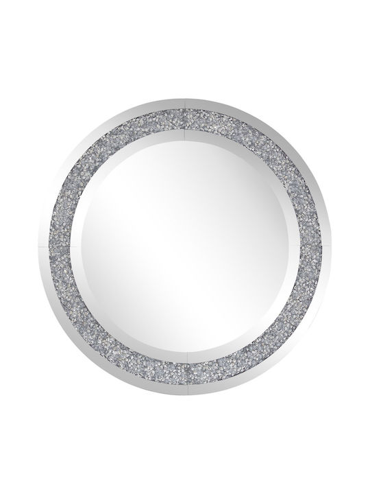 70 Cm Silver Wall Mirror Erbray