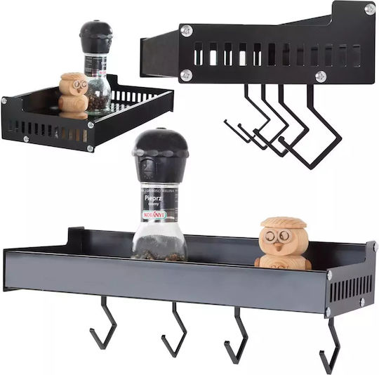 Verk Group Wall Metal Black Shelf