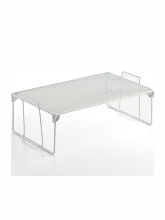Rayen Suport De Masă Metalic 41x25.5x15cm Albă