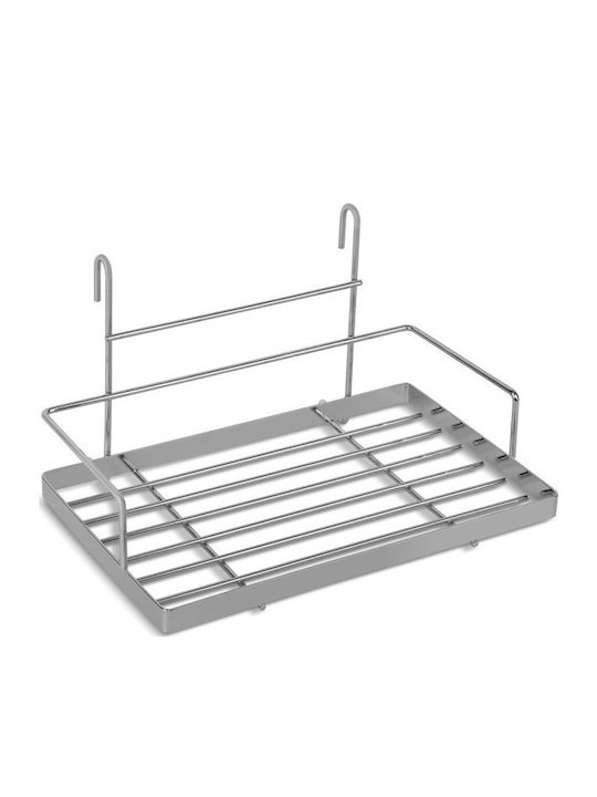 Edenberg Pendant Metal Shelf 78cm 16 Pieces Silver
