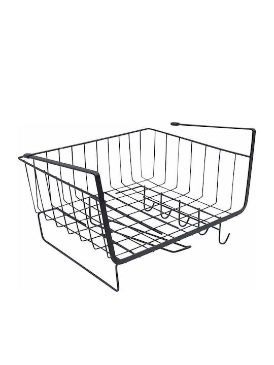 Uncle George Pendant Metal Shelf 30x25x19cm Black