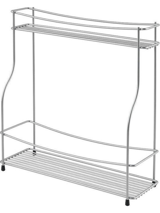 Metaltex Tabletop Balsamico Metal Base 35x35x37cm Silver