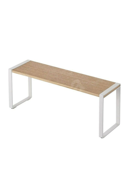 Yamazaki Επιτραπέζια Βάση Μεταλλική 15.5x15.5x12εκ. Λευκή