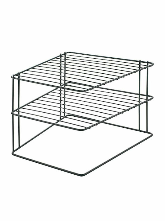 Metaltex Επιτραπέζια Βάση Palio Μεταλλική 25x19x19εκ. Μαύρη