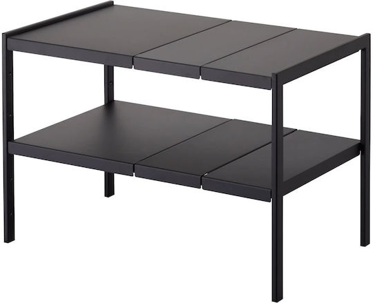Yamazaki Suport Metalic De Masă 85x30x35cm Negru Yamazaki Suport Metalic De Masă 85x30x35cm Negru