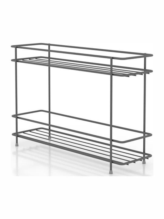 Tekno-Tel Tabletop Inox Base 32.5x8x21.5cm Black