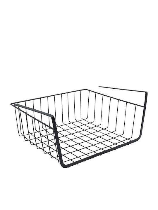 Uncle George Κρεμαστό Ράφι Μεταλλικό 31x25x14εκ. Μαύρο