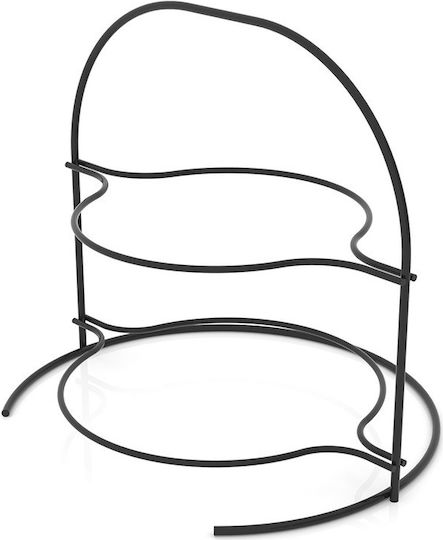 Tekno-Tel Tabletop Metal Base 24x24x28cm Black