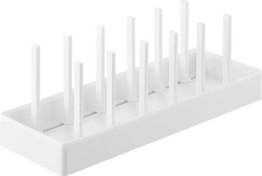 Yamazaki Plastic Base for Pots and Pans 40x14.1x14cm White Yamazaki Plastic Base for Pots and Pans 40x14.1x14cm White