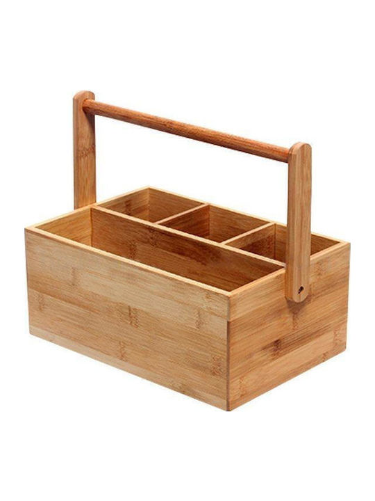 Zokura Suport De Masă Din Bambus 30x21x12 Cm