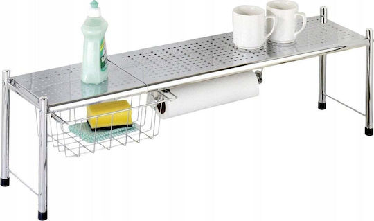Maximex Tischspiel Metallische Regale & Küchenorganisationsständer 116x27x21cm