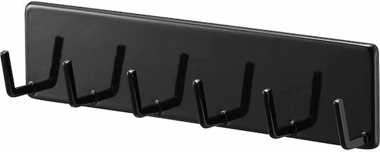 Yamazaki Επιτοίχιο Ράφι Inox 25x6εκ. Μαύρο Yamazaki Επιτοίχιο Ράφι Inox 25x6εκ. Μαύρο
