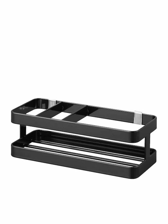 Yamazaki Επιτοίχιο Ράφι Inox 18x6εκ. Μαύρο