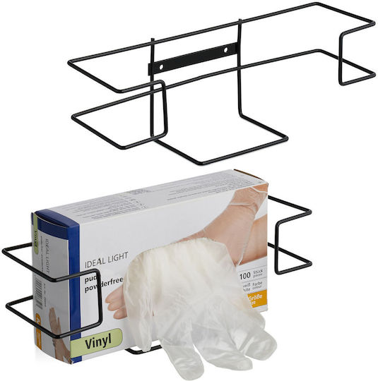 Relaxdays Wandmontage Metallisches Regal 9,5x9,5x28cm Schwarz Relaxdays Wandmontage Metallisches Regal 9,5x9,5x28cm Schwarz