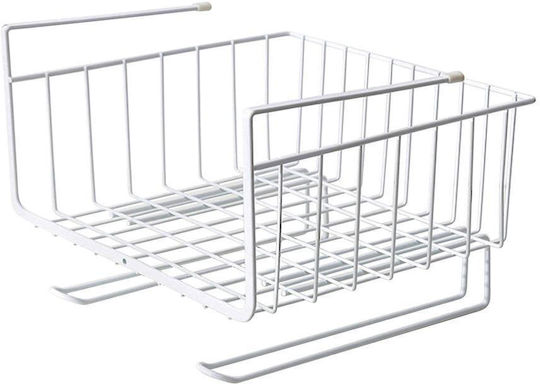 Zokura Pendant Shelf Metal 18cm White Zokura Pendant Shelf Metal 18cm White