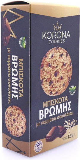 Korona Biscuits Oats With Chips Chocolate 1pcs 120gr