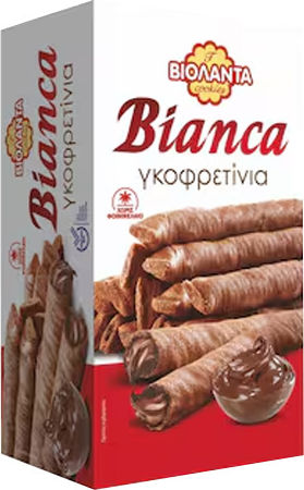 Violanta Бисквити Bianca в пръчки С пълнеж Лешников пралин 1бр 160гр