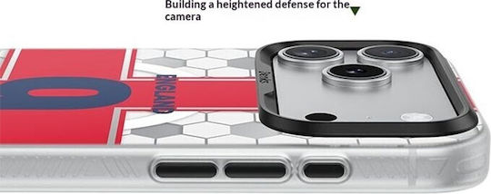 Benks D3 Football Theme Magsafe Σκληρή Θήκη Σιλικόνης Double Crown Gaul Apple Iphone 17 Pro Max
