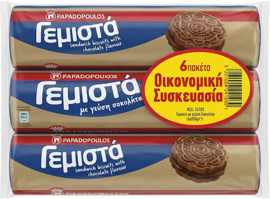 Παπαδοπουλου Γεμιστα 6x200gr Σοκολατα 1-66416