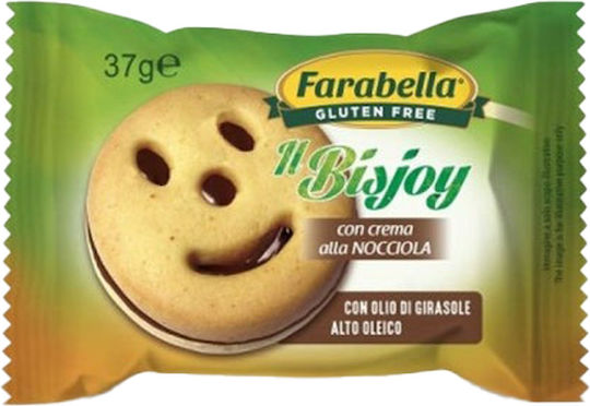 Farabella Μπισκότα με Γέμιση Φουντούκι 37gr