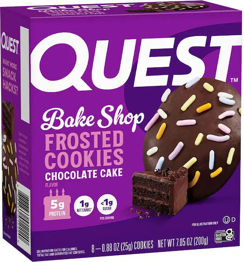 Quest Nutrition Biscuits Chocolate cake 8pcs 25gr