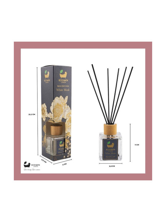 Diffuser Eco Bath London με Άρωμα White Musk 100ml