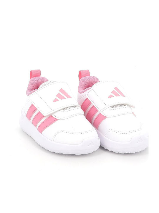 Kinder Sneaker mit Bügel- und Schleifenverschluss Weiß