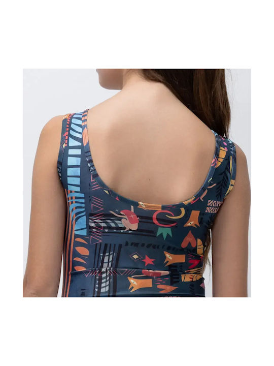 Girls’ Leotard Blue Ease Vasiliki
