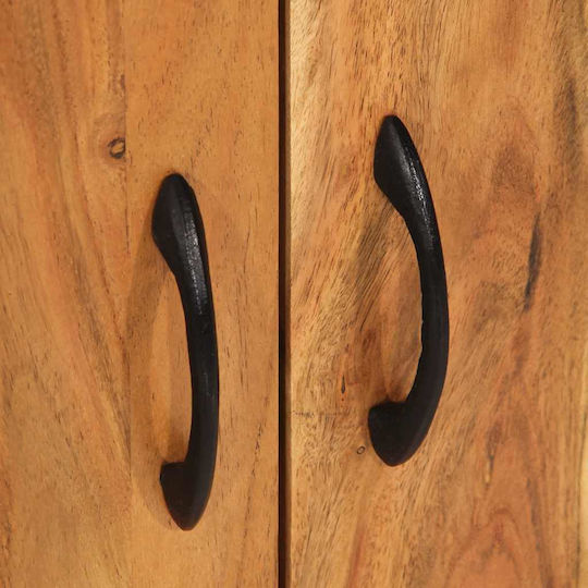 Solid Wood Sideboard Solid Acacia Wood 55x35x75cm