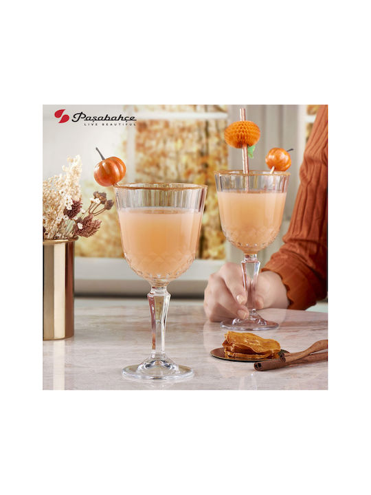 Espiel Diony Set Glasses for White Wine from Glass in White Colour 12pcs