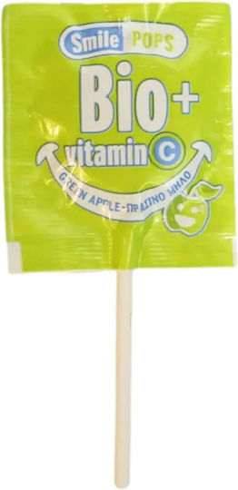 Smile Pops Γλειφιτζούρι με Γεύση Φράουλα Bio