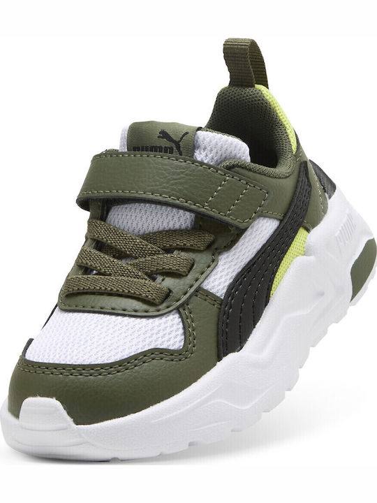 Trinity 2 Lt Kids Sneakers with Hoop & Loop Closure Multicolour