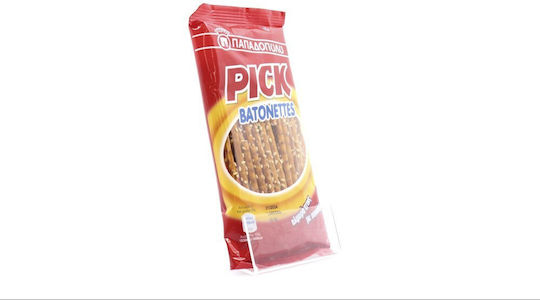 Παπαδοπούλου Crackers Pick Batonettes με Αλάτι 45gr