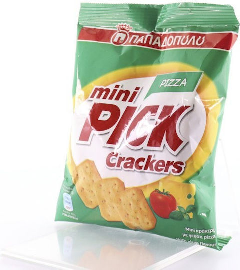 Παπαδοπούλου Crackers Mini Pick Crackers Pizza με γεύση Pizza 70gr