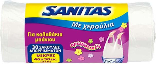Sanitas Aromatische Müllbeutel Kapazität 25Es 46x56cm 30Stück Lila