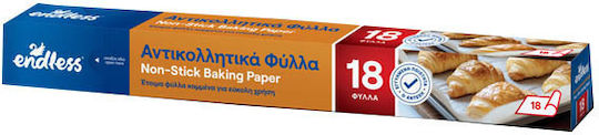 Endless Non-stick Baking Paper Cut in Sheets 18x42cm 18 Pieces