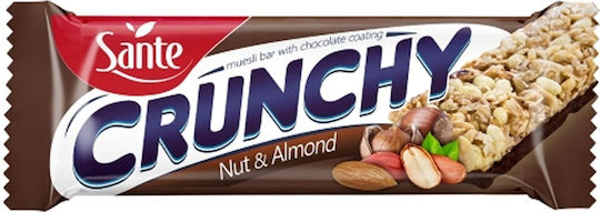 Sante Crunchy Müsliriegel Hafer / Nüsse mit Schoko, Nuss & Mandel 40gr