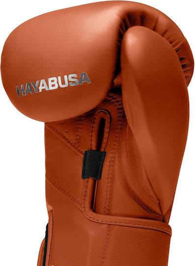 Hayabusa T3 Kanpeki Γάντια Πυγμαχίας Δερμάτινα για Αγώνα Πορτοκαλί