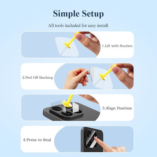 Xiaomi 17t Pro 5g Lereach Camera Lens Protector Τζαμάκι Κάμερα Black