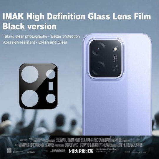 Xiaomi Poco C85 4g 171mm 173mm Imak Tempered Glass Rear Camera Lens Protector Black Edition