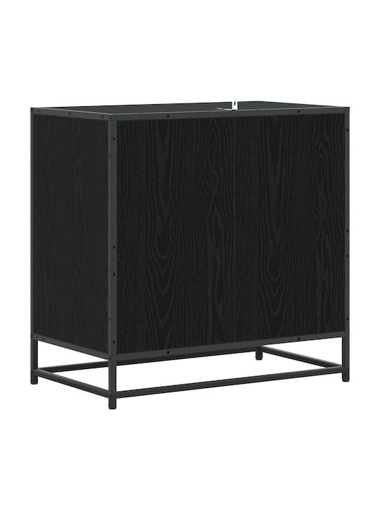 Kommode Schlafzimmer Holzschatten Schwarz 70x41x70cm