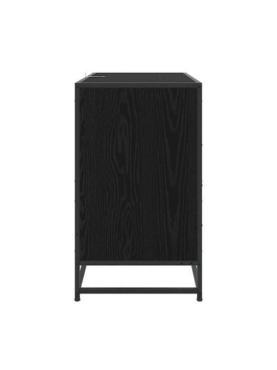 Kommode Schlafzimmer Holzschatten Schwarz 70x41x70cm