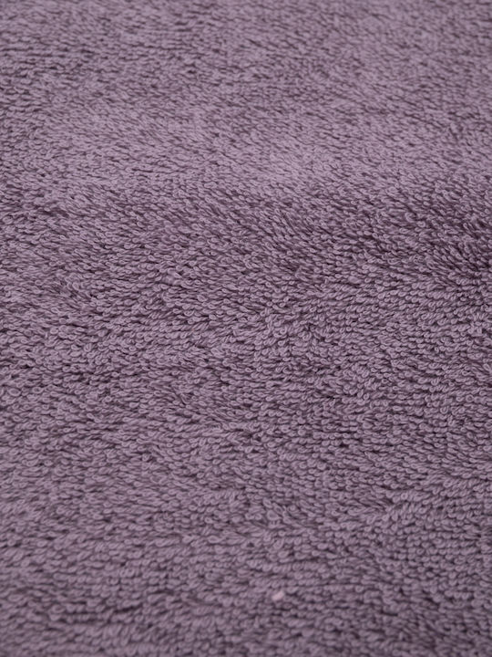 Sidirela Πετσέτα Προσώπου Line 50x90εκ. Λιλά Βάρους 550gr/m²